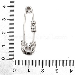 925 Sterling Silver Emanuele Bicocchi Safety Pins&nbsp;JEWB-Q050-01AS