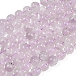 天然ラベンダーアメジストビーズ連売り  ラウンド  10~10.5mm  穴：0.8mm  約37個/連  15.16''~15.35''（38.5~39センチメートル）&nbsp;G-Z136-A01-10mm