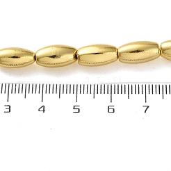 Electroplated Synthetic Magnetic Hematite Beads Strands&nbsp;G-Q1009-E02-6x12mm