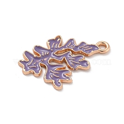 Alloy Enamel Pendants&nbsp;ENAM-A008-43KCG-01