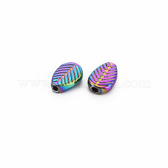 Rack Plating Rainbow Color Alloy Beads&nbsp;PALLOY-S180-371