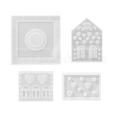 Christmas Heart House DIY Candle Silicone Molds&nbsp;PW-WGADDB1-01