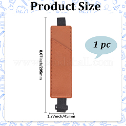 2Pcs Rectangle Elastic Pen Holder for Notebook&nbsp;AJEW-GF0013-13B