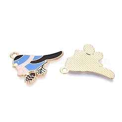 Alloy with Enamel Pendants&nbsp;PALLOY-Q467-03G-01
