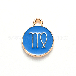 Alloy Enamel Pendants&nbsp;X-ENAM-S124-01B-02B