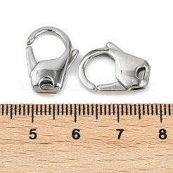 304 Stainless Steel Lobster Claw Clasps&nbsp;STAS-B089-01C-P