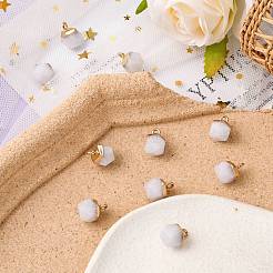 Natural White Jade Charms&nbsp;G-S359-015I