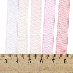 10m 5色ポリエステルリボン  ギフト包装用  ピンク  3/8インチ（10mm）  2m /カラー&nbsp;X1-OCOR-Q026-03B