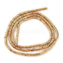 Electroplated Synthetic Non-magnetic Hematite Beads Strands&nbsp;G-H027-F01-01
