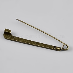 Zinc Alloy Big Safety Pins&nbsp;FIND-WH0365-259I-AB