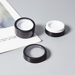 プラスチック化粧品クリームジャー  空のポータブル詰め替えボトルとフェイスマスククリームスプーンプラスチックスティック&nbsp;DIY-BC0001-98