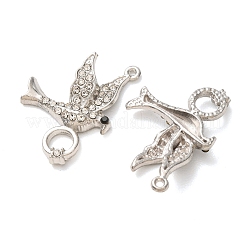Alloy Rhinestone Pendants&nbsp;RB-CBAA987-16P
