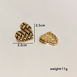 Brass Stud Earrings for Women&nbsp;MH7259-1