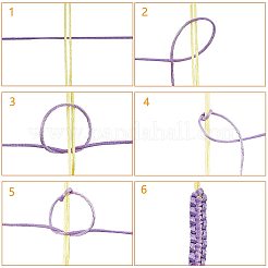 Nylon Satin Rattail Cord&nbsp;NWIR-PH0001-21