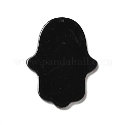 オペークアクリルパーツ  hamsa hand/hand of miriam チャーム  邪悪なアイ模様  51.5x38.5x2mm  穴：1.6mm&nbsp;LS-SACR-P016-A16