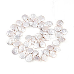Natural Baroque Keshi Pearl Beads Strands&nbsp;PEAR-S018-15