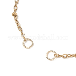304 Stainless Steel Cable Chain Satellite Chain Slider Bracelet Making&nbsp;AJEW-JB01502-01