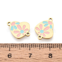 304 Stainless Steel Enamel Link/Connector Charms&nbsp;STAS-T074-18G