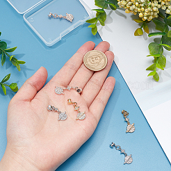 6Pcs 3 Colors Alloy Star and Planet Watch Band Studs&nbsp;MOBA-PH0001-13