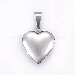 Tarnish Resistant 316 Stainless Steel Locket Pendants&nbsp;STAS-O103-28P
