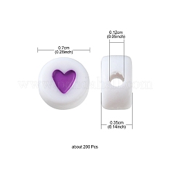 Opaque Acrylic Beads&nbsp;X1-MACR-N008-57D