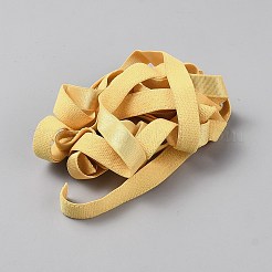 ポリエステルリボン  アクセサリー縫製用  きいろ  5/8インチ（15mm）  約2.19ヤード（2m）/ pc&nbsp;OCOR-WH0109-077K-02