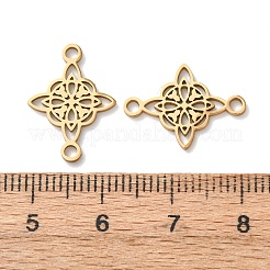 304 Stainless Steel Viking Knot Links Connector Charms&nbsp;STAS-A141-03G