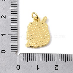Brass Enamel Pendants&nbsp;KK-A296-13B-G
