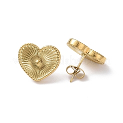 Ion Plating(IP) 304 Stainless Steel Stud Earring for Women&nbsp;EJEW-I285-19G