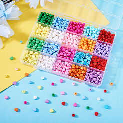1000Pcs 20 Colors Opaque Acrylic Beads&nbsp;MACR-TA0002-19