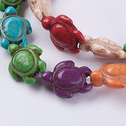 1 Strand Synthetic Turquoise Beads Strands&nbsp;G-FS0005-65