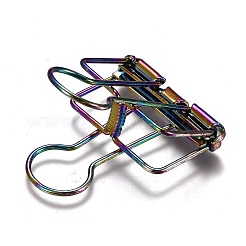 Metal Skeleton Frame Hollow Wire Binder Clips&nbsp;DIY-I040-01B