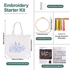 Planter Pattern DIY Embroidery Beginner Kits&nbsp;DIY-TAC0029-02B
