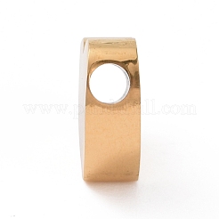 304ステンレススチールビーズ  星座模様のハート  ゴールドカラー  魚座  7.5x8x3mm  穴：2mm&nbsp;STAS-C060-01L-G
