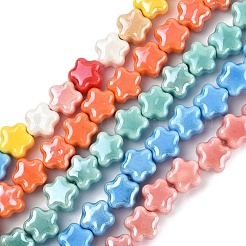 1 Strand Handmade Porcelain Bead Strands&nbsp;PORC-YW0001-36