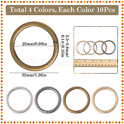 40Pcs 4 Styles Iron Quick Link Connectors&nbsp;FIND-SP0002-80A