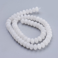 天然＆合成混合石ビーズ連売り  ロンデル  8x5~5.5mm  穴：0.8mm  約70~74個/連  14.8インチ〜15.3インチ（37.5~39cm）&nbsp;G-P354-M-8x5mm