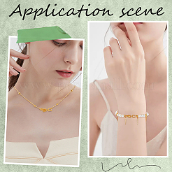 9Pcs Brass Fold Over Clasps&nbsp;KK-SC0004-06G