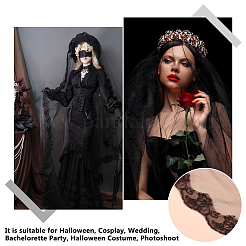 Cloth Mesh Bridal Veils&nbsp;OHAR-WH0033-016A
