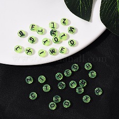 Transparent Light Green Acrylic Beads&nbsp;TACR-YW0001-09B
