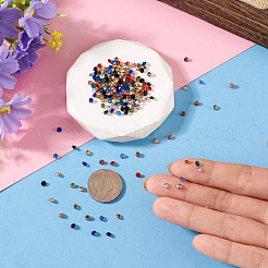 Pointed Back Glass Rhinestone Cabochons&nbsp;RGLA-YS0001-04B