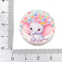 Printed Silicone Beads&nbsp;SL-CBADDB1-08E
