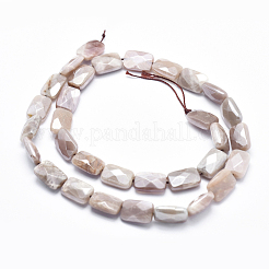 Electroplate Natural Sunstone Beads Strands&nbsp;G-K256-19A-02