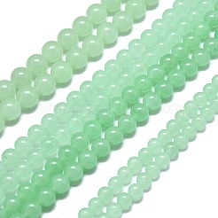Natural Malaysia Jade Beads Strands&nbsp;G-L645-C01-6mm-12