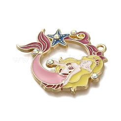 Alloy Enamel Pendants&nbsp;ENAM-S021-01G-A