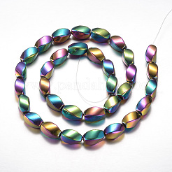 Electroplate Magnetic Synthetic Hematite Bead Strands&nbsp;G-A164-06-01