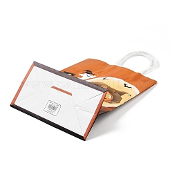 Halloween Theme Kraft Paper Gift Bags&nbsp;CARB-A006-01E