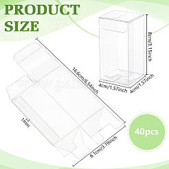 Rectangle PVC Packaging Boxes&nbsp;CON-WH0099-30A