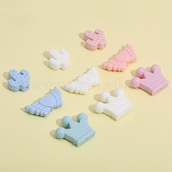 18Pcs 9 Style Food Grade Eco-Friendly Silicone Beads&nbsp;SIL-CA0002-04