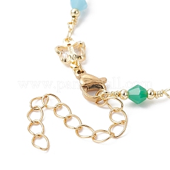 Butterfly Glass Seed Beaded Link Bracelet Making&nbsp;AJEW-JB01150-31